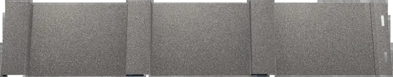 Three pieces of board and batten in a textured finish.